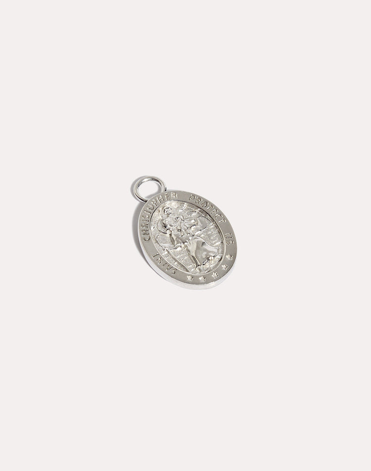 Christopher Earring Charm in Silver